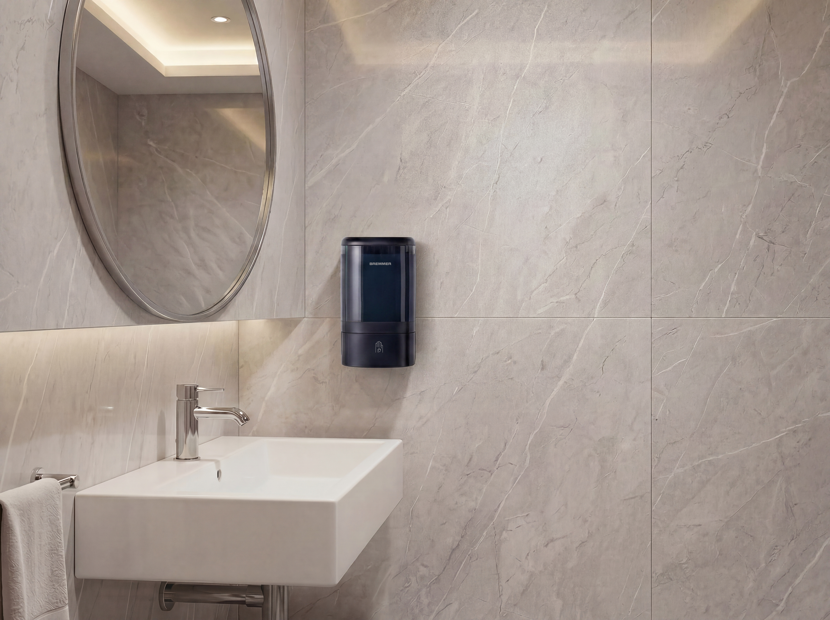Pura Foam Soap Dispenser in Black view 8