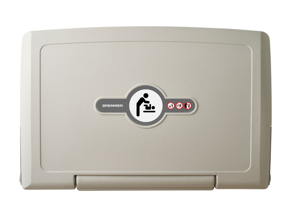 Baby Changing Station front cutout closed