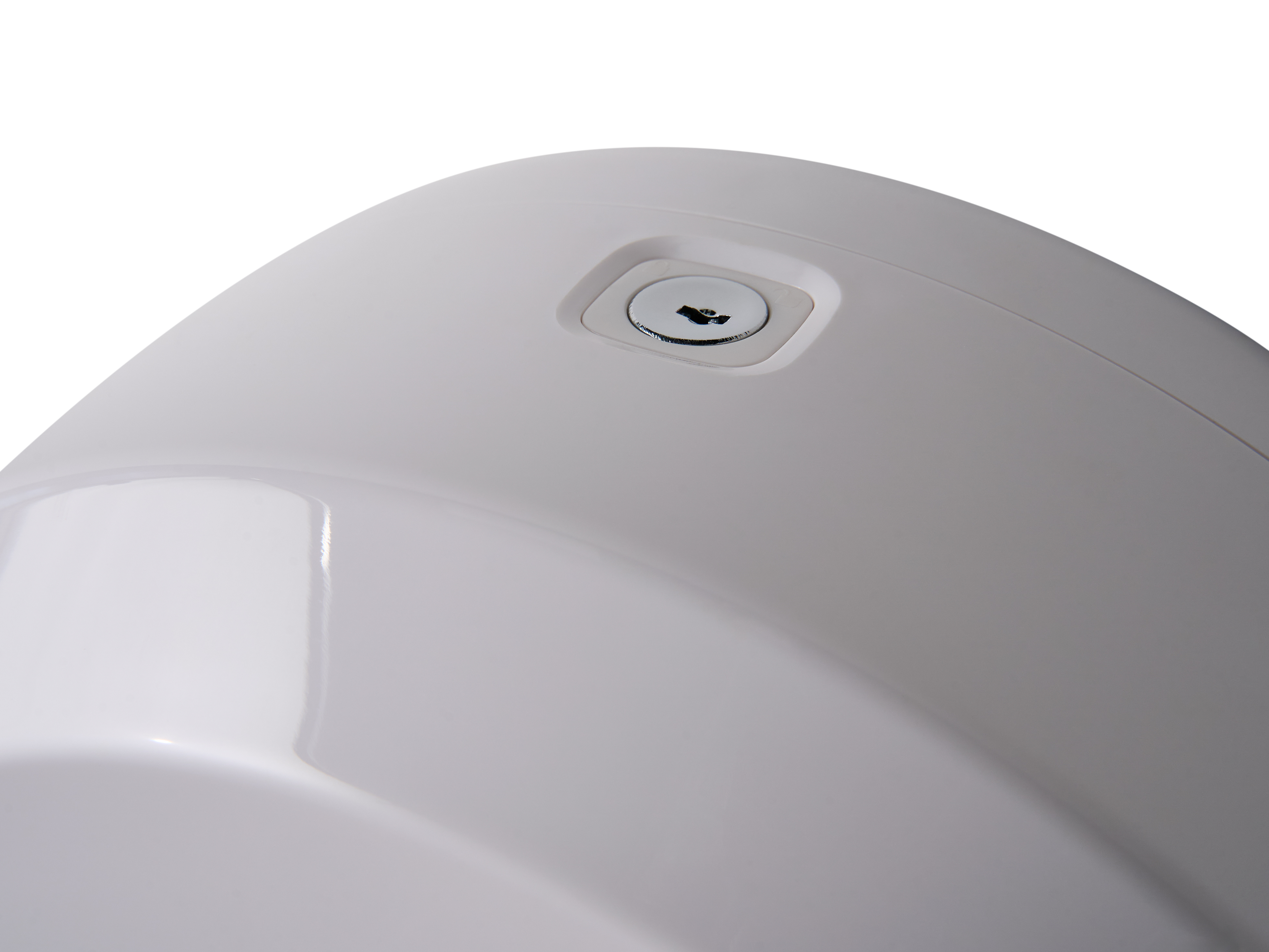 Spira Toilet Roll Dispenser in White view 3