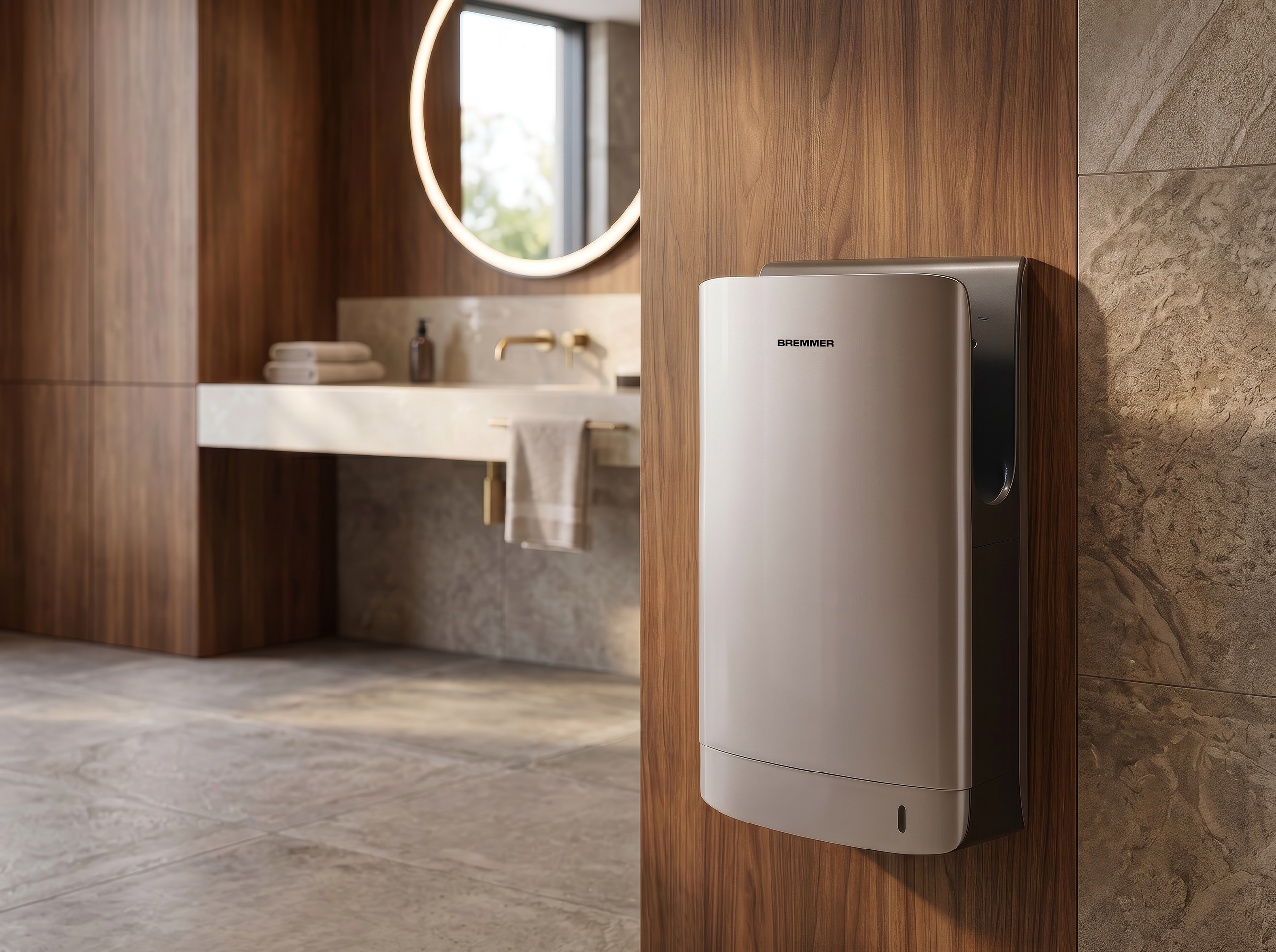 Jet Blade Hand Dryer in Silver view 6