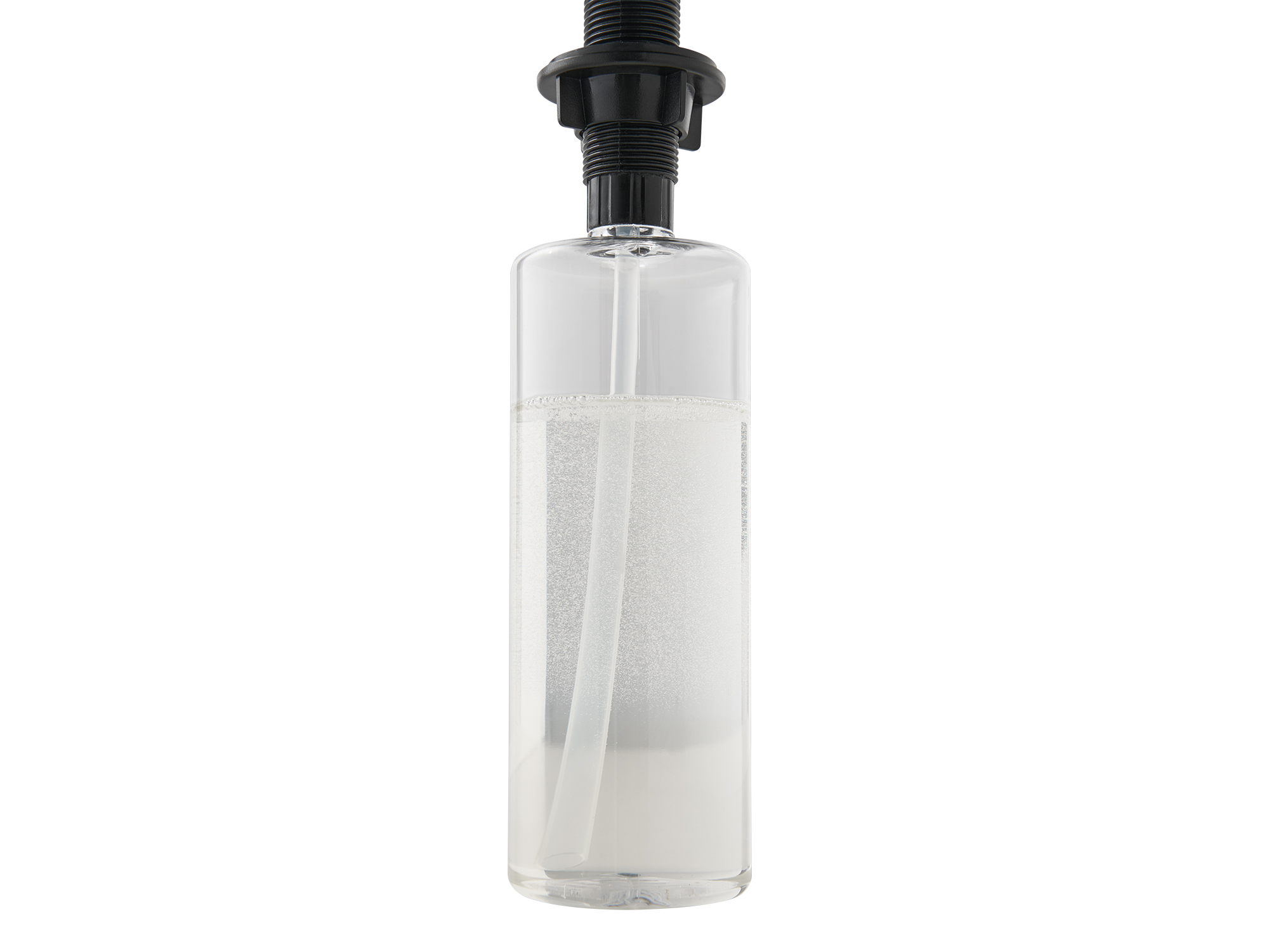 Vena Sink Soap Dispenser in Brushed Steel view 3