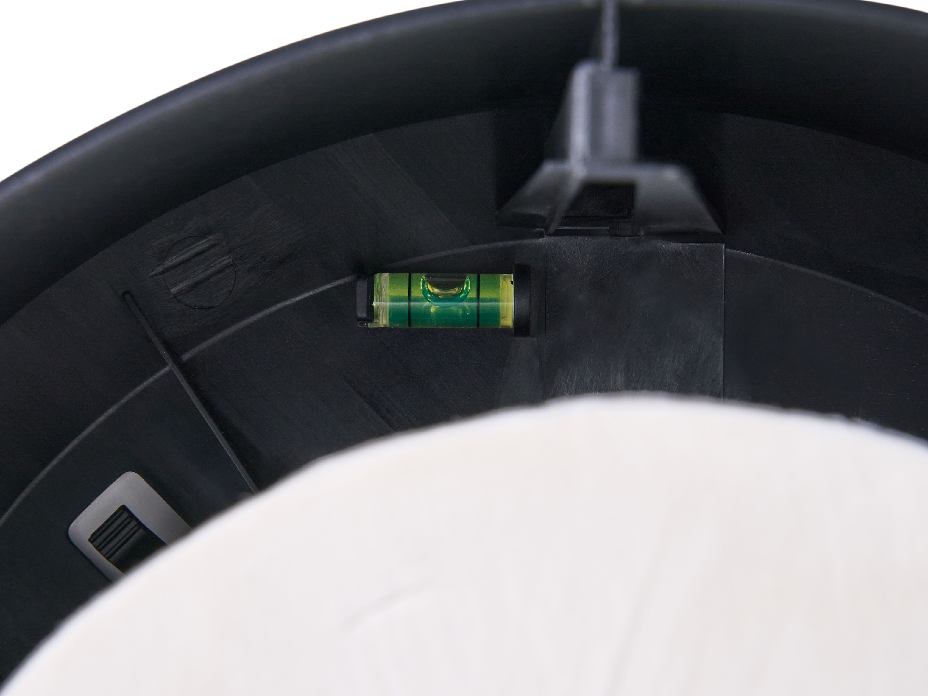 Linea Toilet Roll Dispenser in Black view 5