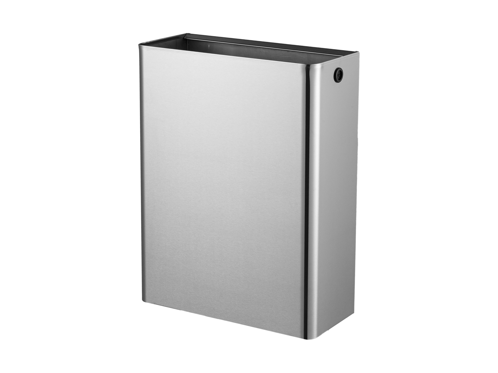 Tera Wall Mounted Bin in Brushed Steel view 3