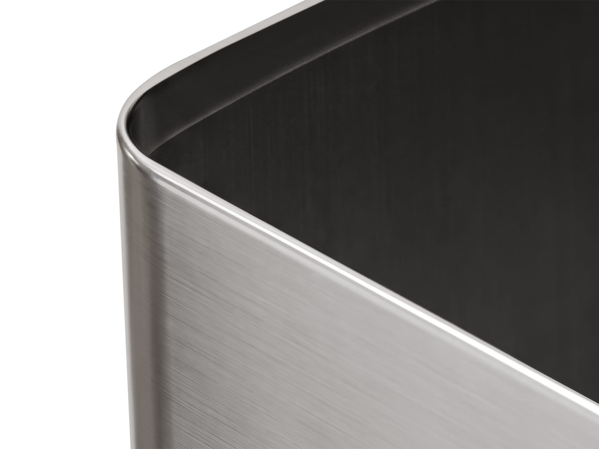 Tera Wall Mounted Bin in Brushed Steel view 5