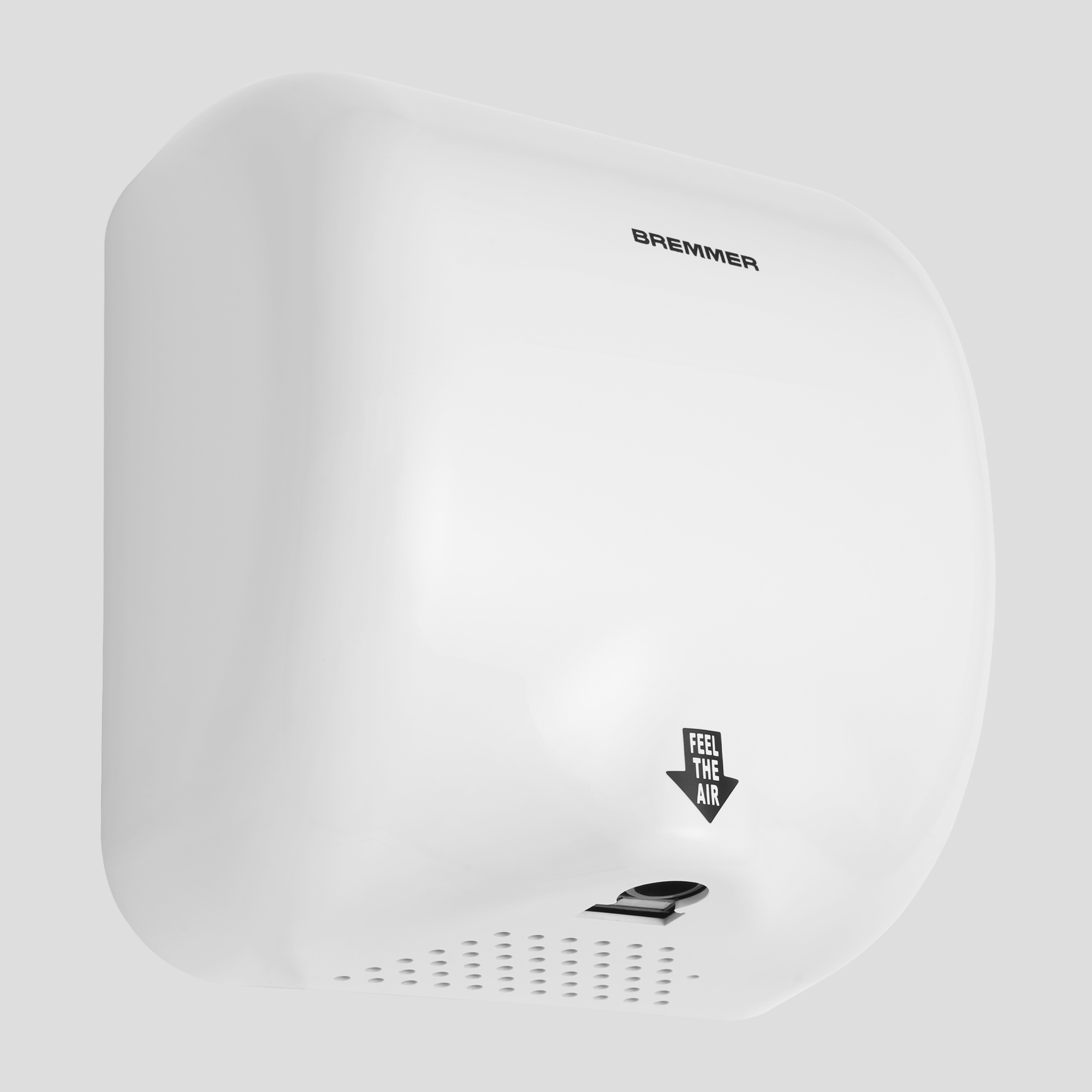 Generic Turbo Hand Dryer in White view 3