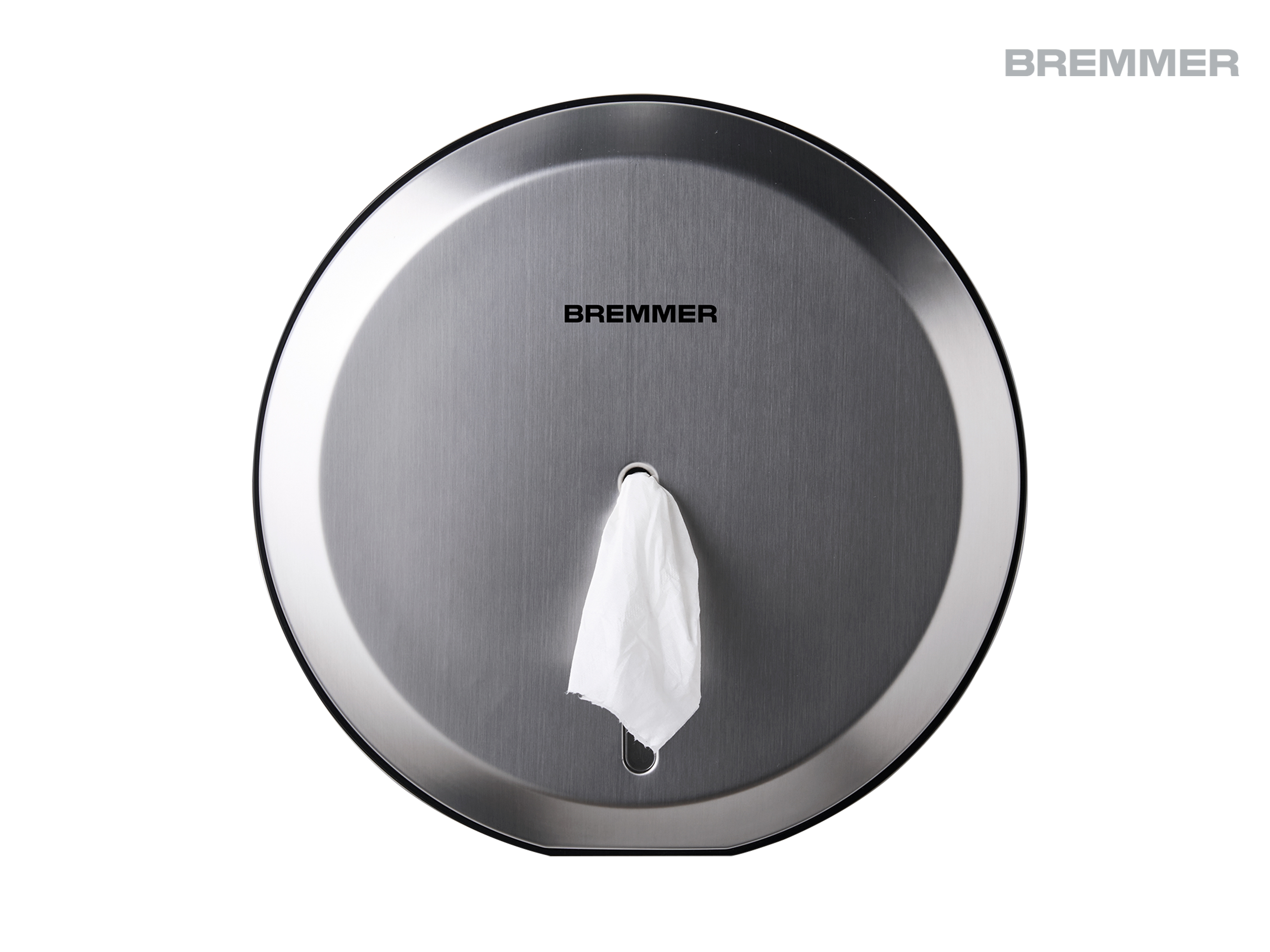 Rello Toilet Roll Dispenser in Brushed Steel