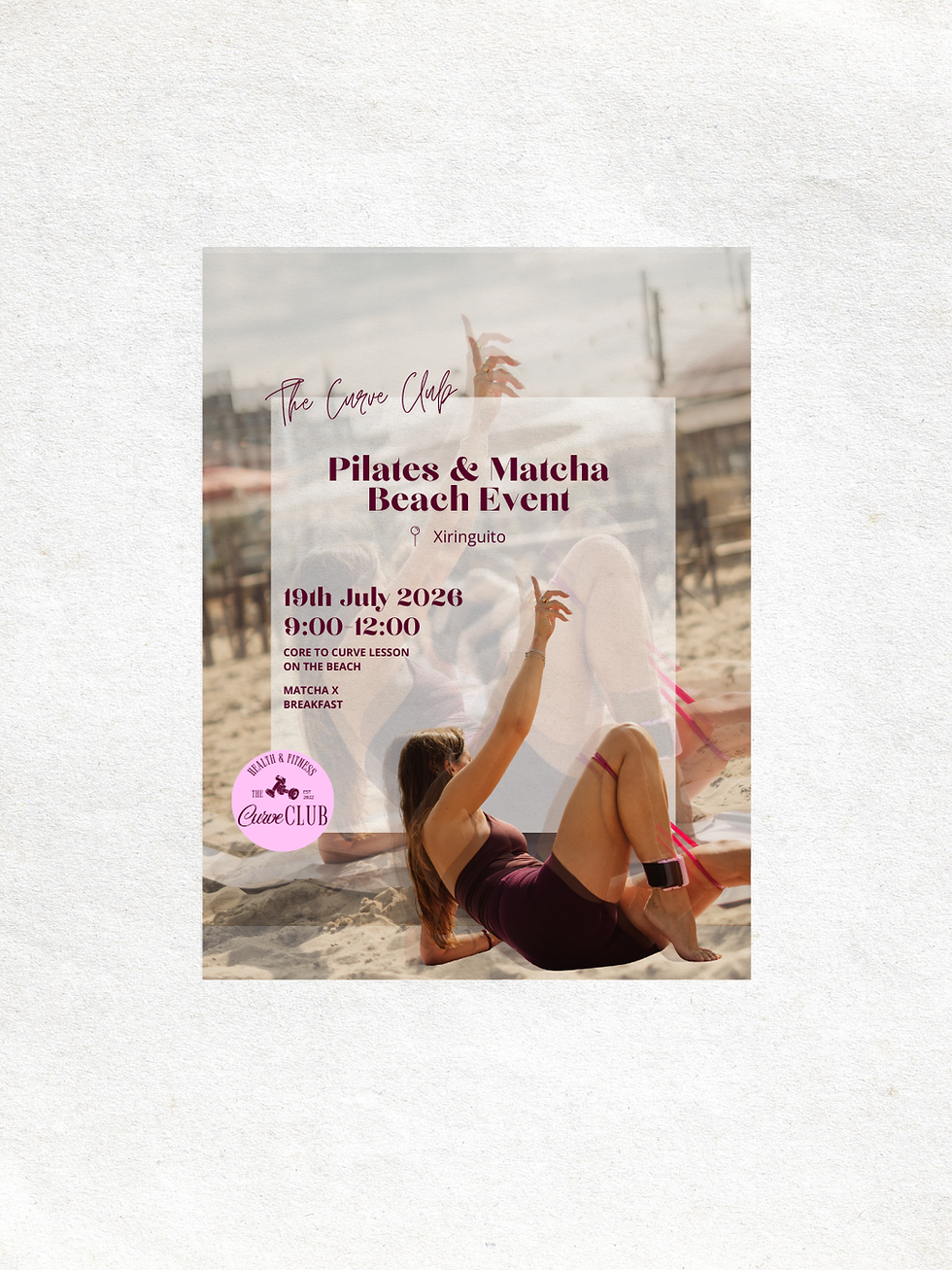 Pilates & Matcha Event by The Curve Club