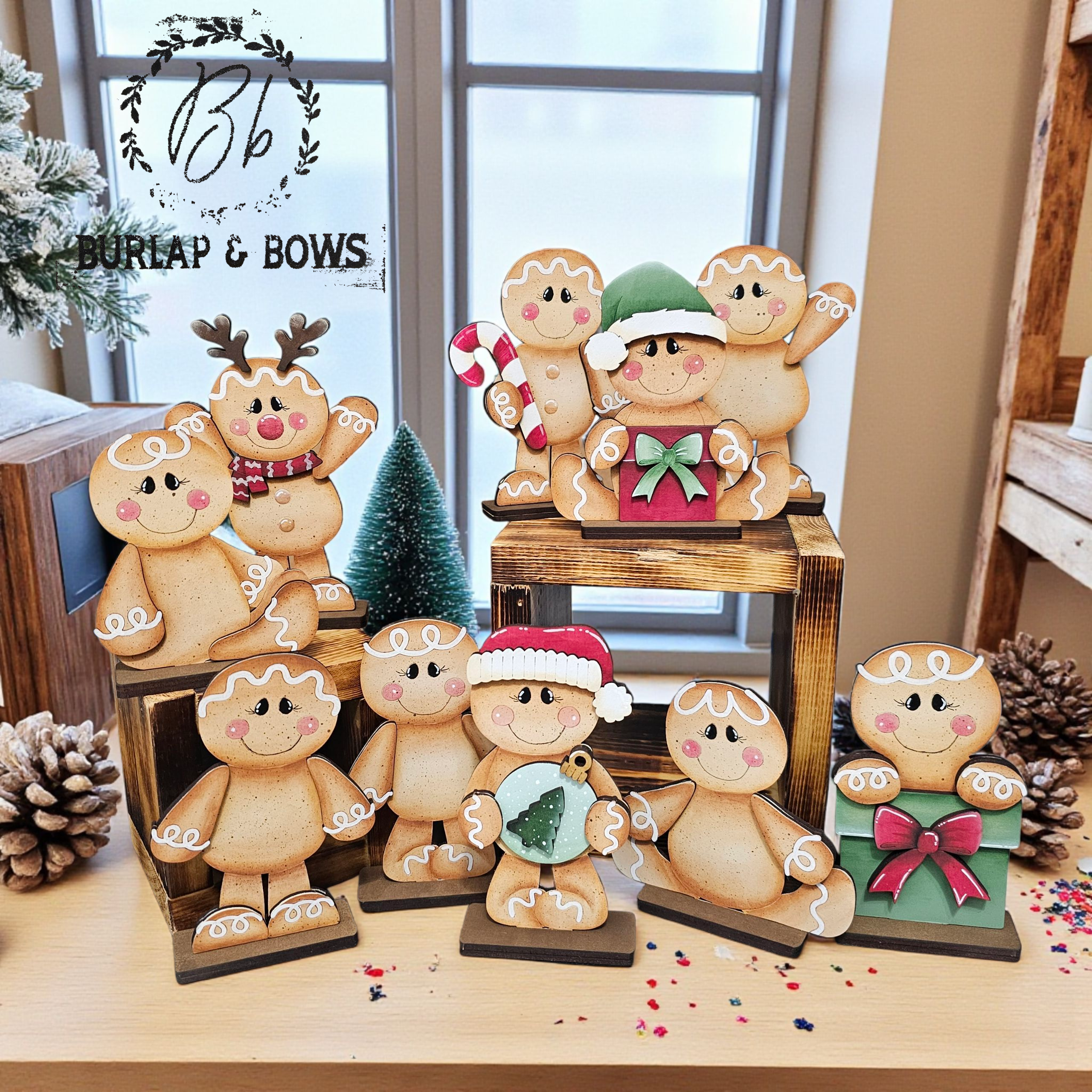 Gingerbread shelf sitters (KITS)