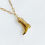 Thumbnail: Golden Cowgirl Boot Necklace