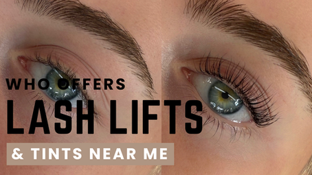 Lash lift and tint results performed by certified lash artists in Chester County, Pennsylvania