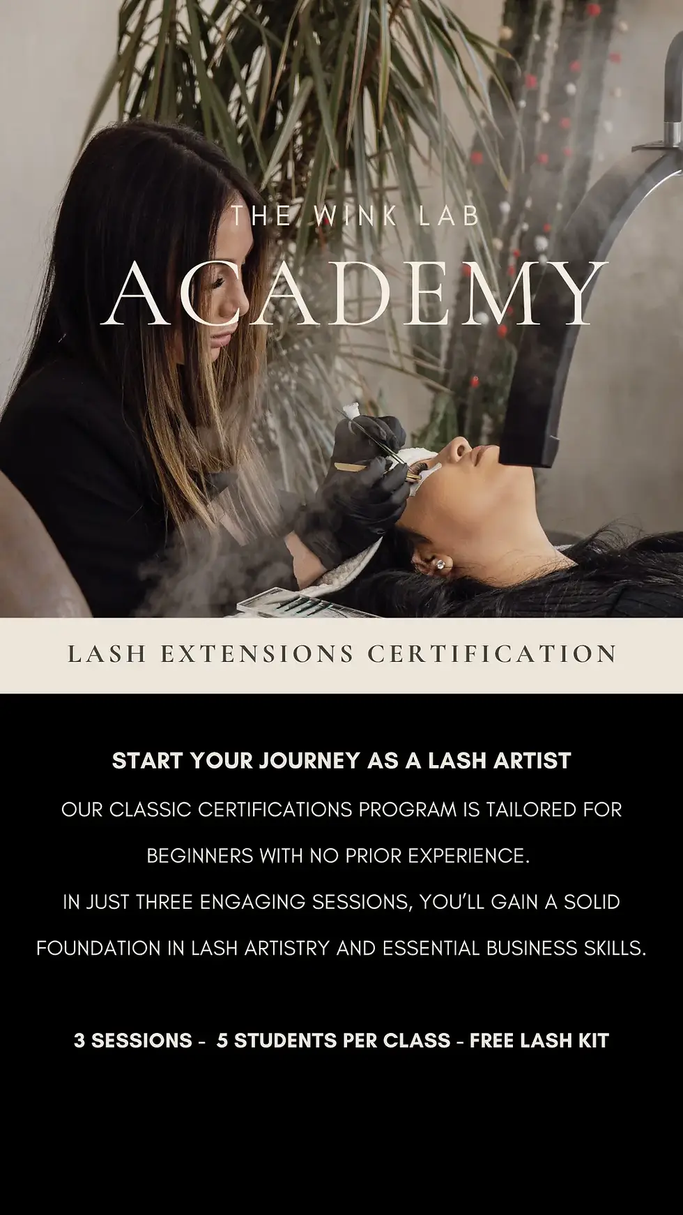 Lash Technician Course at The Wink Lab: Learn How to Become a Lash Artist in Pennsylvania