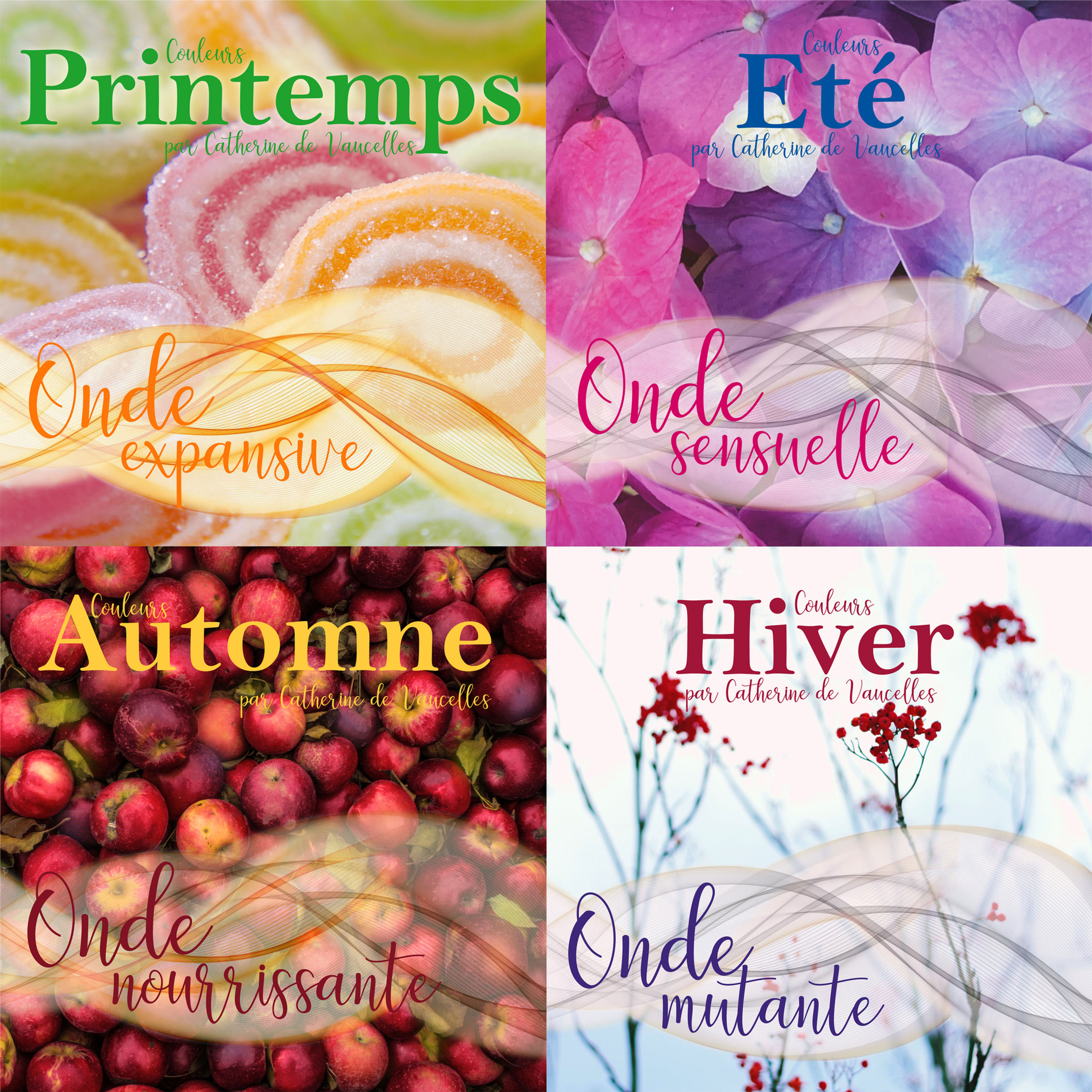 La voix des palettes colorimétriques des 4 saisons