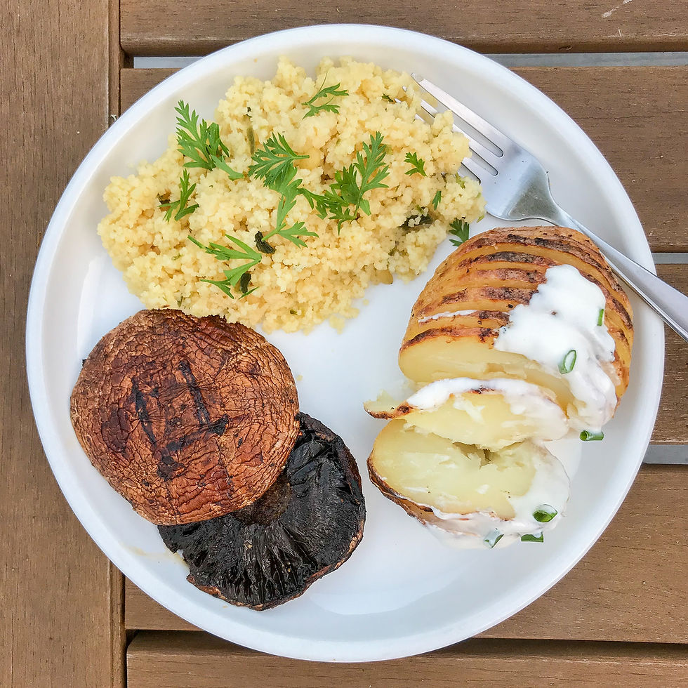Grilled Hassleback Potatoes