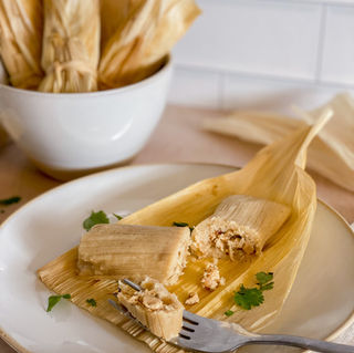 Vegan Tamales with Jada Brands Pork