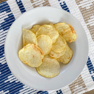 Homemade Potato Chips in the Microwave