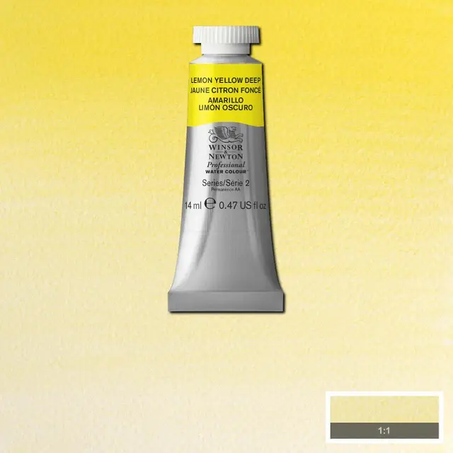 Lemon Yellow Deep 14 ml Watercolour | Winsor & Newton