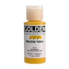 Diarylide Yellow | Fluid Acrylic 30ml | Golden