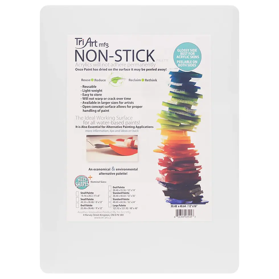 Thumbnail: Tri-Art Non-Stick Palette for Acrylics