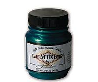 Halo Blue Gold | Lumiere Neopaque Fabric Paint 66.54ml | Jacquard