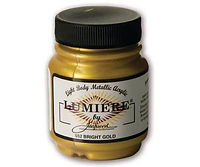 Bright Gold | Lumiere Neopaque Fabric Paint 66.54ml | Jacquard