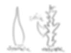 Illustration of how natural brushes grab paint.