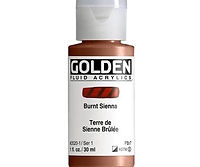 Burnt Sienna | Fluid Acrylic 30ml | Golden