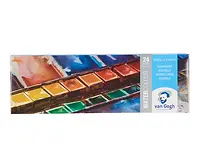Van Gogh Watercolour metal case set | 24 half pans