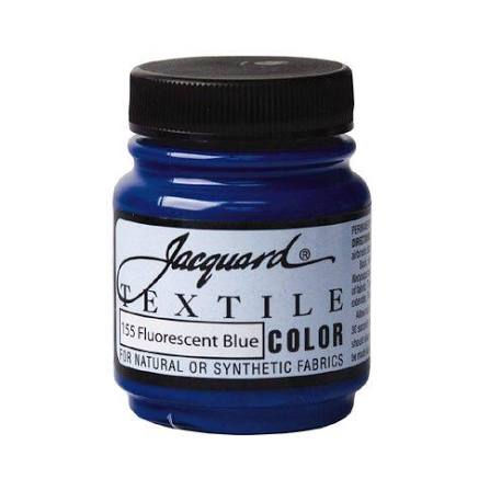 Fluorescent Blue | Textile Fabric Paint 66.54ml | Jacquard