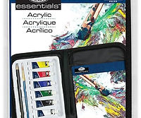 Royal & Langnickel Acrylic Paint Essentials Keep N' Carry Set