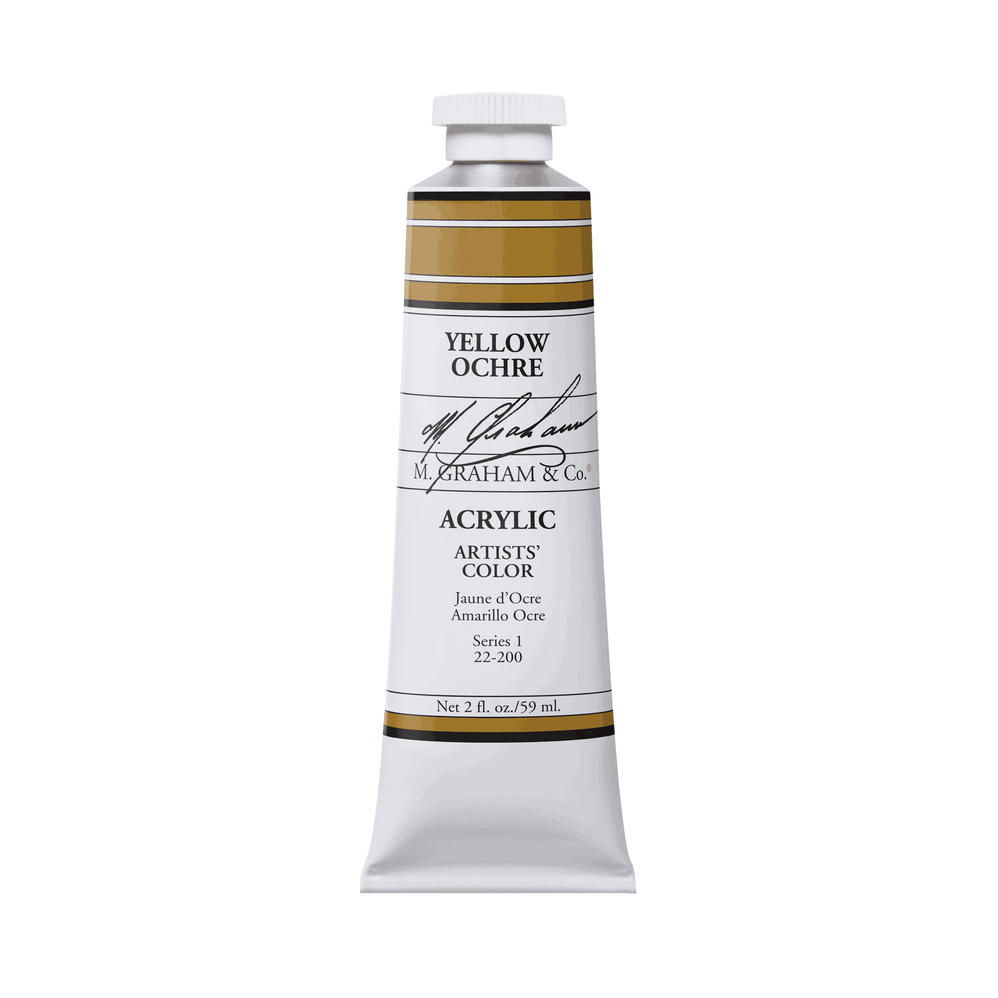 Yellow Ochre | M. Graham Acrylic Paint 59ml