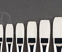 Ivory Long Flat #10 | Short Handle | Rosemary & Co.