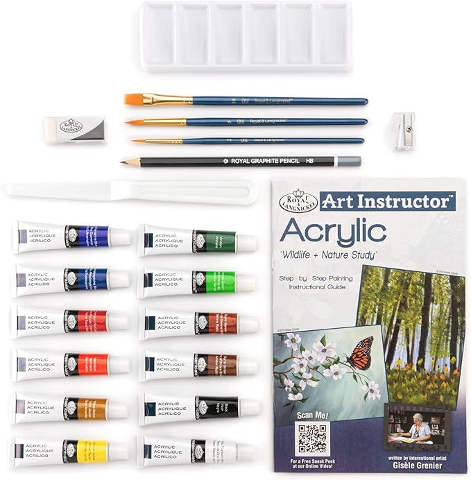 Thumbnail: Royal & Langnickel Art Instructor Set Acrylic 22 Pieces