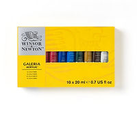 Galeria Acrylic Set 10 x  20ml