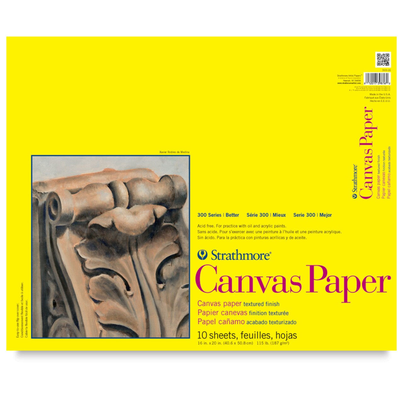 Canvas Paper 16"x20" | Strathmore | 300 Series