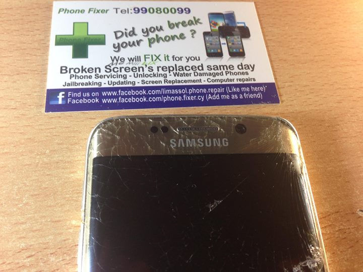 SAMSUNG S6 EDGE BEFORE