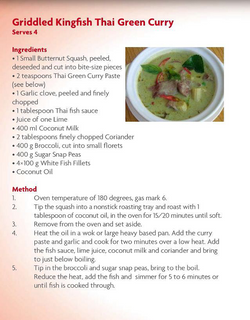 Griddled Kingfish Thai Green Curry