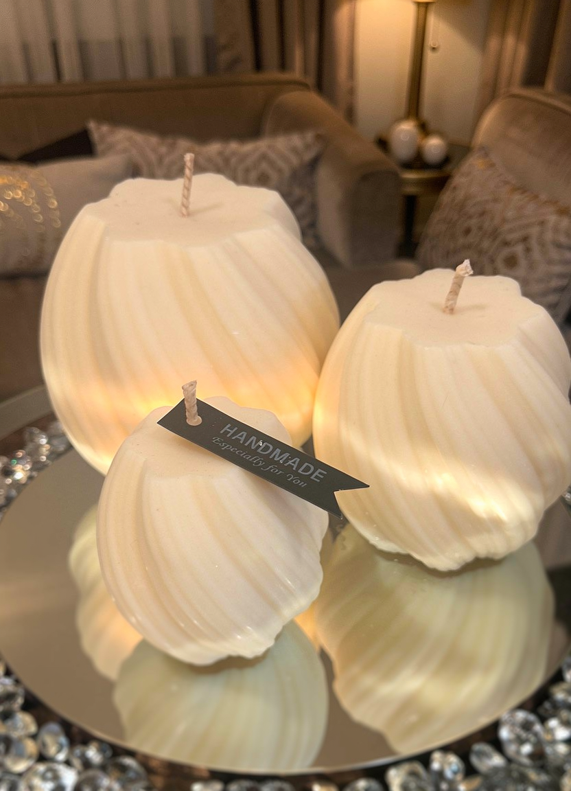 Thumbnail: Swirl Candle  - Set of 3