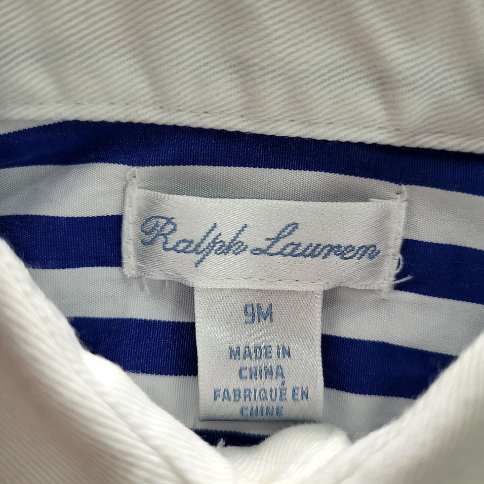 Miniatura: Camisa Ralph Lauren tam 9 meses