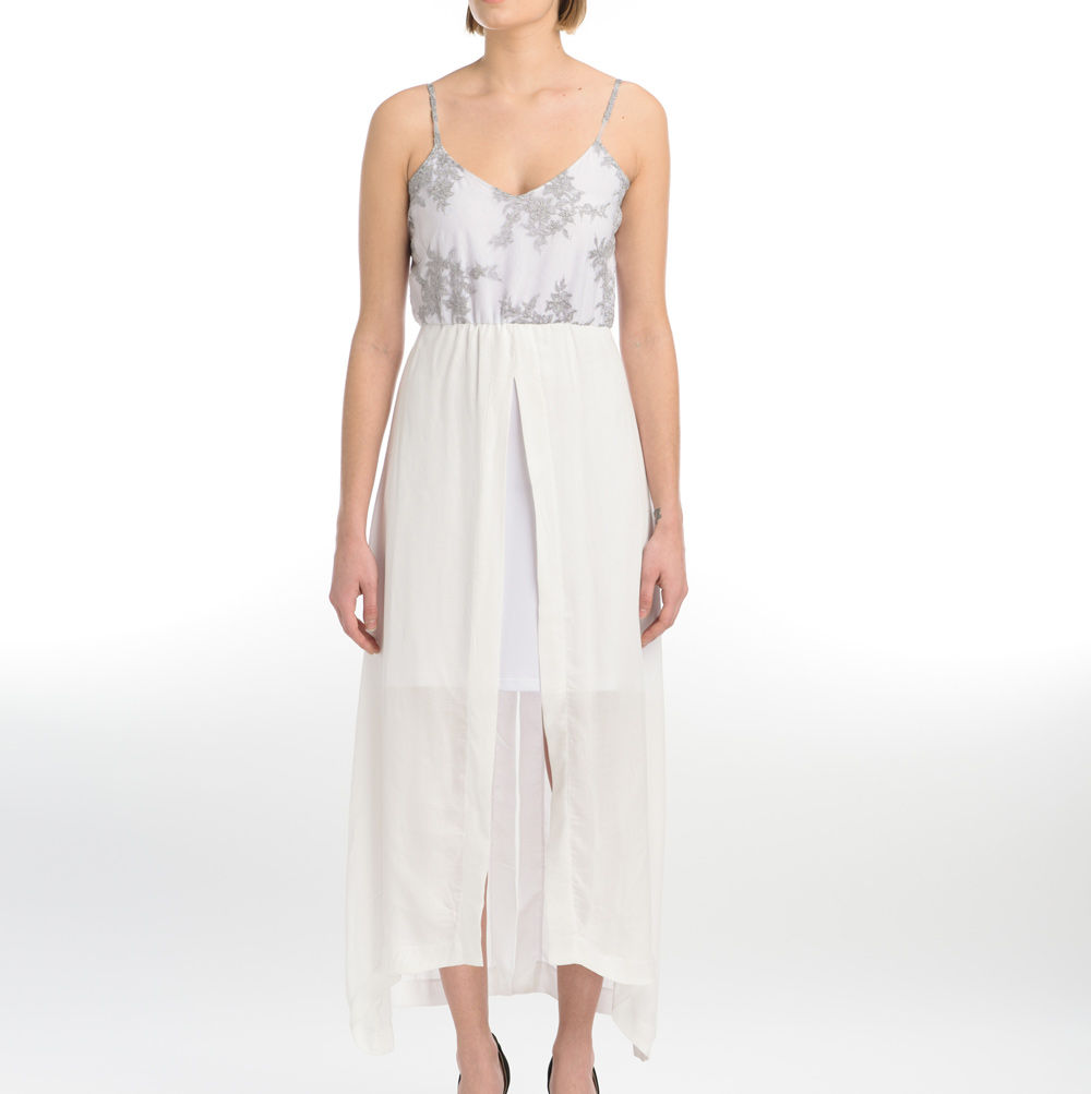 Maxi Dress Blue Lace