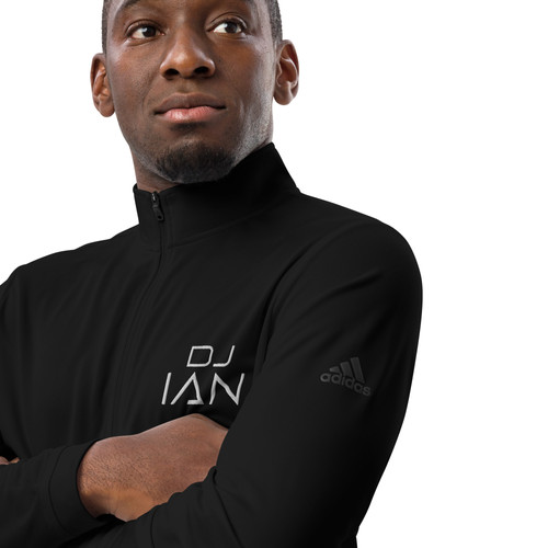 DJ Ian Embroidered adidas Quarter Zip Pullover | DJ IAN