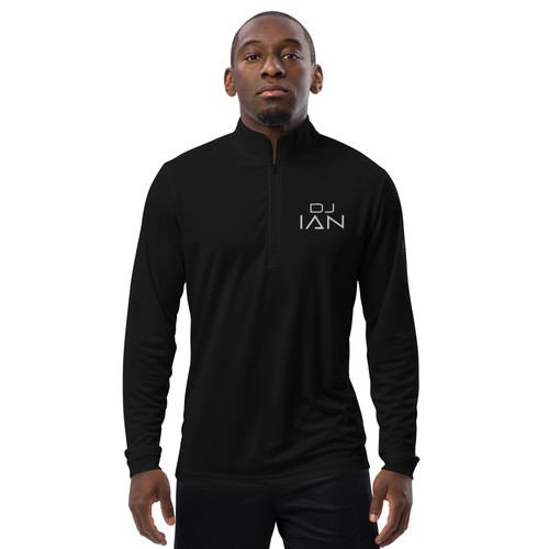 DJ Ian Embroidered adidas Quarter Zip Pullover | DJ IAN