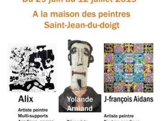 à Saint-Jean-du-Doigts - Exposition - du 29 juin au 12 juillet 2019