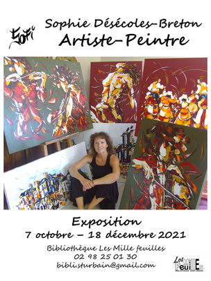 à Saint-Urbain - Exposition de peinture - du 7 octobre au 18 décembre 2021