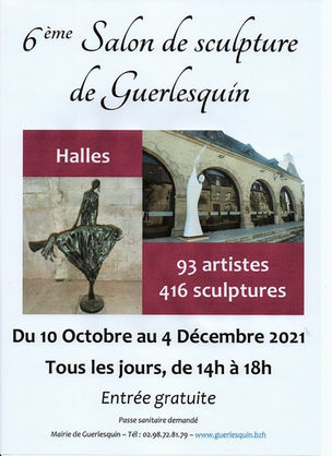 à Guerlesquin - 6ème salon de sculpture - du 10 octobre au 4 décembre 2021