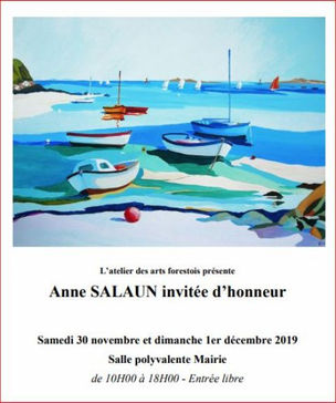 à la Forest-Landerneau - Week-end des Arts - samedi 30 novembre et dimanche 1er Décembre 2019