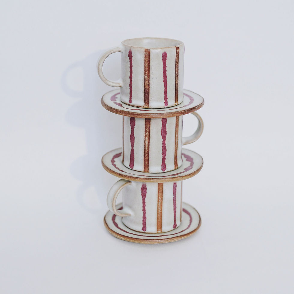 Thumbnail: Toffee mint candy series - Espresso cup & saucer set