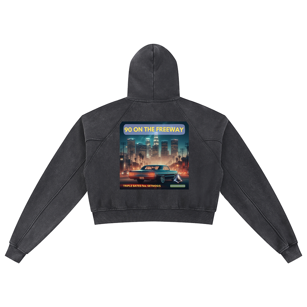Thumbnail: Snow Washed Cropped Hoodie