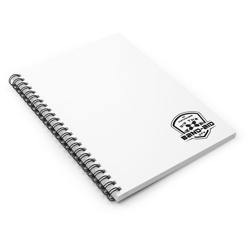 Thumbnail: Rip the Band-Aid Off Spiral Notebook - Ruled Line