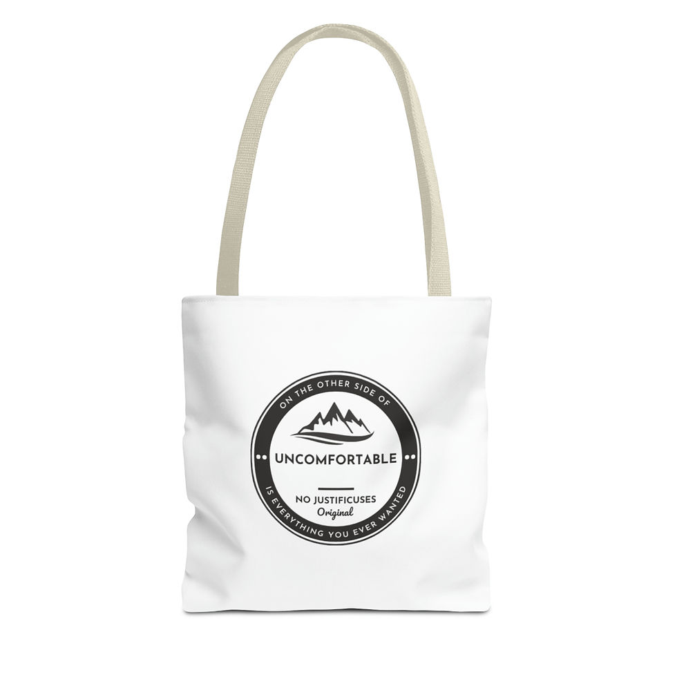 Thumbnail: On the Other Side of Uncomfortable Tote Bag (AOP)