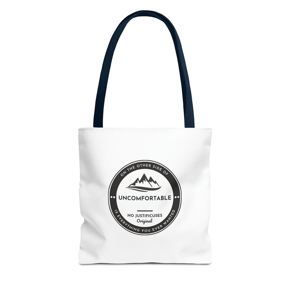 Thumbnail: On the Other Side of Uncomfortable Tote Bag (AOP)